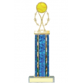 Trophies - #Softball Vertical Star Riser D Style Trophy